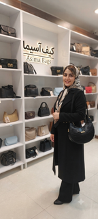کیف دوشی مشکی حلالی زنانه دخترانه kif کیف آسیما ارسال فوری